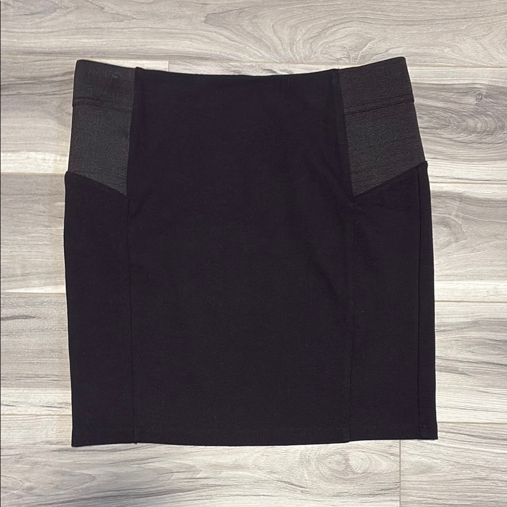 Twik Elegant Black Mini Skirt